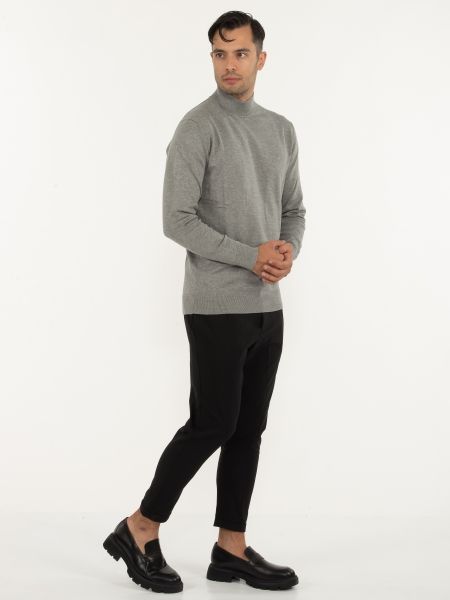 OVER-D Μπλούζα πλεκτή λουπέτο OC1F0W0M04 Γκρι OVER-D - 8