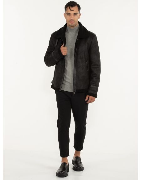 OVER-D Μπλούζα πλεκτή λουπέτο OC1F0W0M04 Γκρι OVER-D - 9