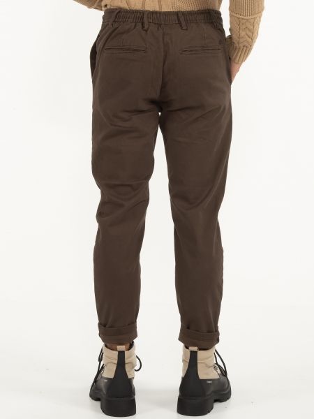 OVER-D Chino Παντελόνι OE1F0W0P06 Καφέ OVER-D - 2