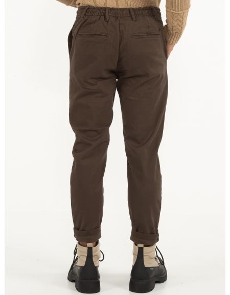 OVER-D Chino Παντελόνι OE1F0W0P06 Καφέ OVER-D - 2