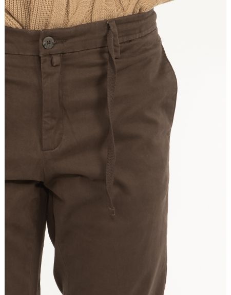 OVER-D Chino Παντελόνι OE1F0W0P06 Καφέ OVER-D - 5