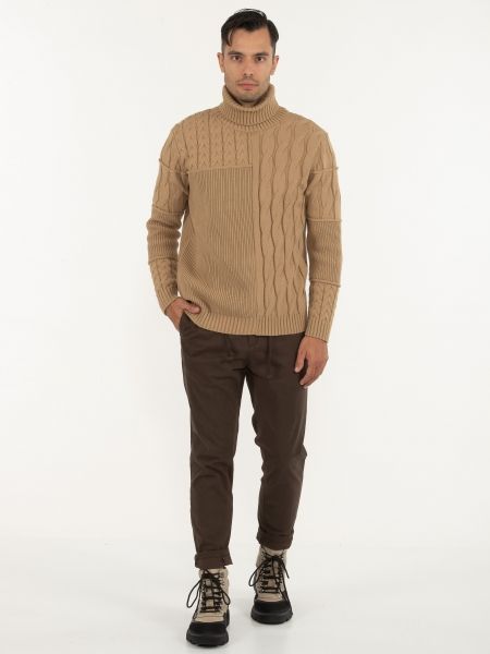 OVER-D Chino Παντελόνι OE1F0W0P06 Καφέ OVER-D - 6