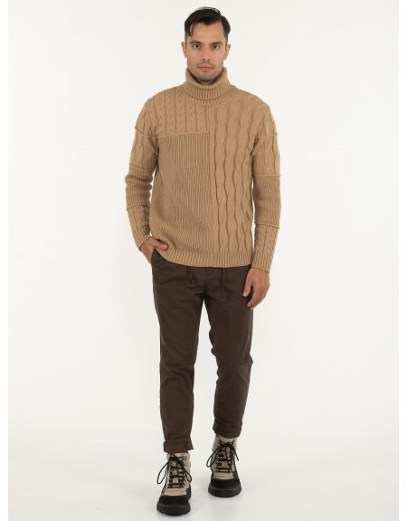 OVER-D Chino Παντελόνι OE1F0W0P06 Καφέ OVER-D - 6