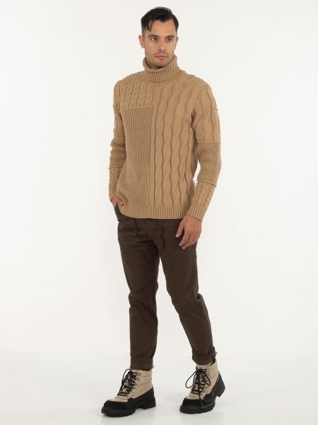 OVER-D Chino Παντελόνι OE1F0W0P06 Καφέ OVER-D - 9