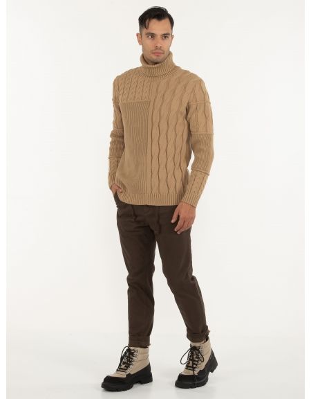 OVER-D Chino Παντελόνι OE1F0W0P06 Καφέ OVER-D - 9