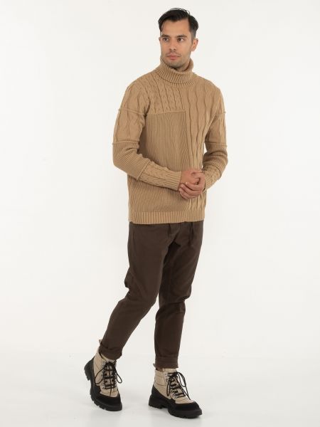 OVER-D Chino Παντελόνι OE1F0W0P06 Καφέ OVER-D - 7