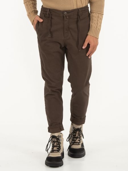 OVER-D Chino Παντελόνι OE1F0W0P06 Καφέ OVER-D - 10