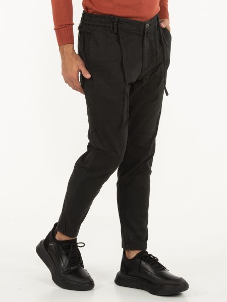 OVER-D Chino Παντελόνι OE1F0W0P06 Μαύρο OVER-D - 3