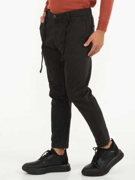 OVER-D Chino Παντελόνι OE1F0W0P06 Μαύρο OVER-D - 4