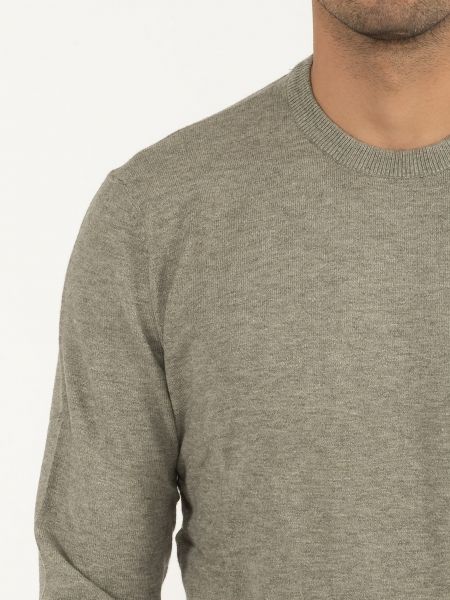 OVER-D Μπλούζα πλεκτή OC1F0W0M05 Χακί OVER-D - 5