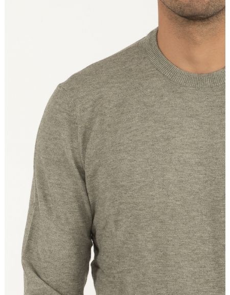 OVER-D Μπλούζα πλεκτή OC1F0W0M05 Χακί OVER-D - 5