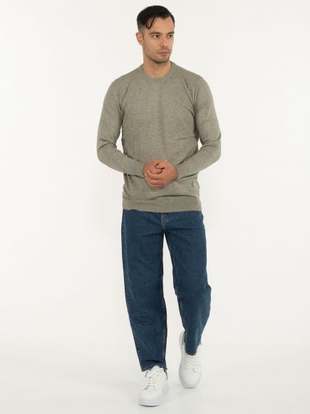 OVER-D Μπλούζα πλεκτή OC1F0W0M05 Χακί OVER-D - 6