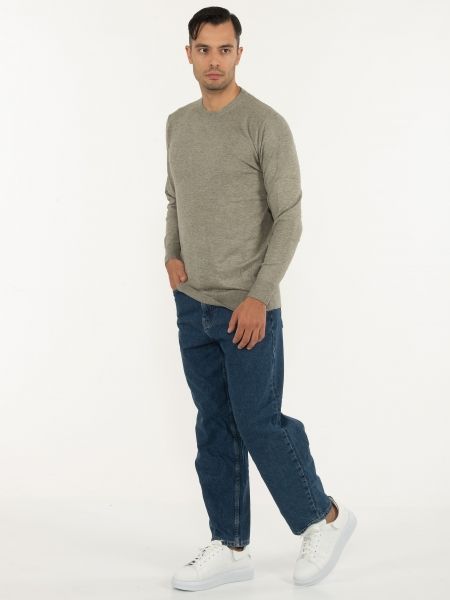 OVER-D Μπλούζα πλεκτή OC1F0W0M05 Χακί OVER-D - 9