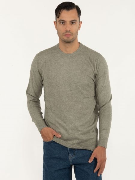 OVER-D Μπλούζα πλεκτή OC1F0W0M05 Χακί OVER-D - 1