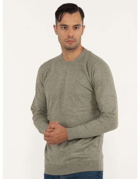 OVER-D Μπλούζα πλεκτή OC1F0W0M05 Χακί OVER-D - 4