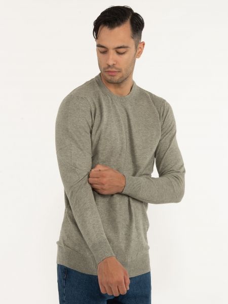 OVER-D Μπλούζα πλεκτή OC1F0W0M05 Χακί OVER-D - 3