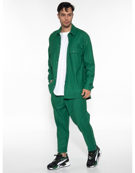 NINETEEN Πουκάμισο - Jacket K23-1014 Πράσινο NINETEEN - 9