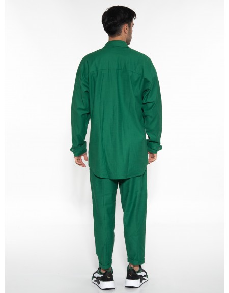 NINETEEN Πουκάμισο - Jacket K23-1014 Πράσινο NINETEEN - 8