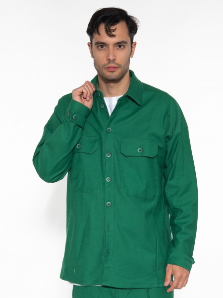 NINETEEN Πουκάμισο - Jacket K23-1014 Πράσινο NINETEEN - 3