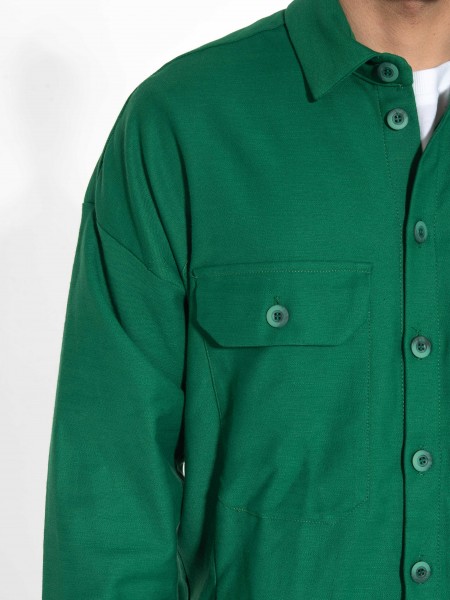 NINETEEN Πουκάμισο - Jacket K23-1014 Πράσινο NINETEEN - 5