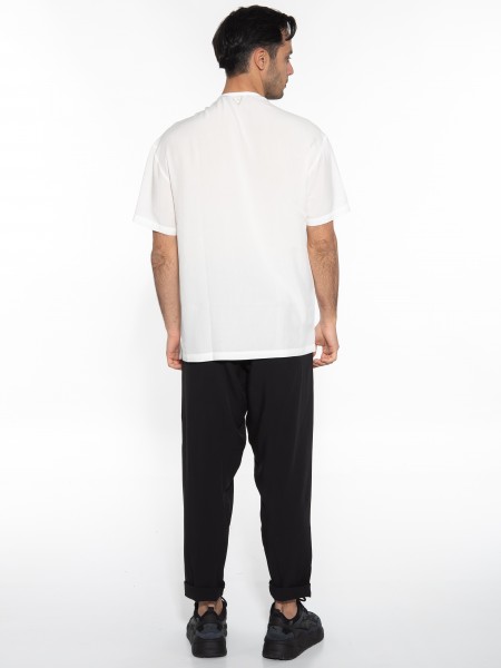 NINETEEN Πουκαμίσα mao K23-1030 Λευκό NINETEEN - 8