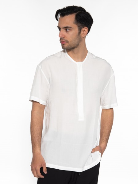 NINETEEN Shirt mao K23-1030 White NINETEEN - 3