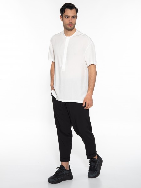 NINETEEN Shirt mao K23-1030 White NINETEEN - 9