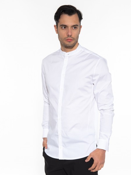 NINETEEN Shirt mao K23-1021 White NINETEEN - 4