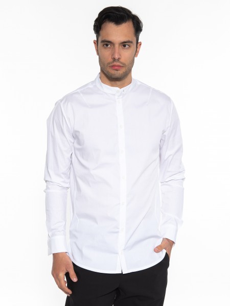 NINETEEN Shirt mao K23-1021 White NINETEEN - 3