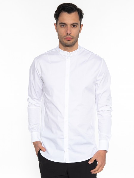 NINETEEN Shirt mao K23-1021 White NINETEEN - 6