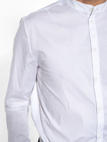 NINETEEN Shirt mao K23-1021 White NINETEEN - 5