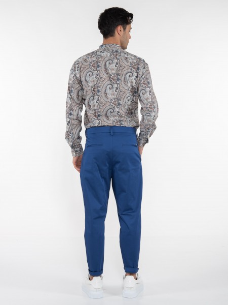 OVER-D Chino Παντελόνι OE1S2S3P31 Μπλε ρουά OVER-D - 10