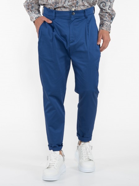 OVER-D Chino Παντελόνι OE1S2S3P31 Μπλε ρουά OVER-D - 1