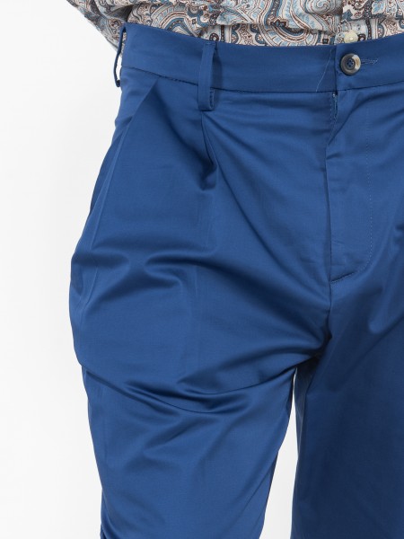 OVER-D Chino Παντελόνι OE1S2S3P31 Μπλε ρουά OVER-D - 5