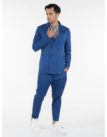 OVER-D Σακάκι blazer OE1S2S3G05 Μπλε ρουά OVER-D - 7