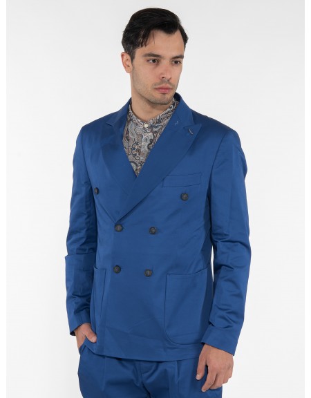 OVER-D Σακάκι blazer OE1S2S3G05 Μπλε ρουά OVER-D - 4