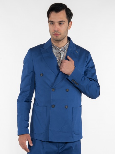 OVER-D Σακάκι blazer OE1S2S3G05 Μπλε ρουά OVER-D - 3