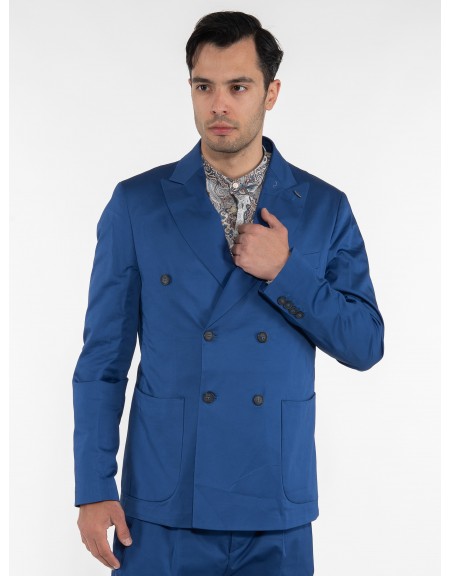 OVER-D Σακάκι blazer OE1S2S3G05 Μπλε ρουά OVER-D - 3