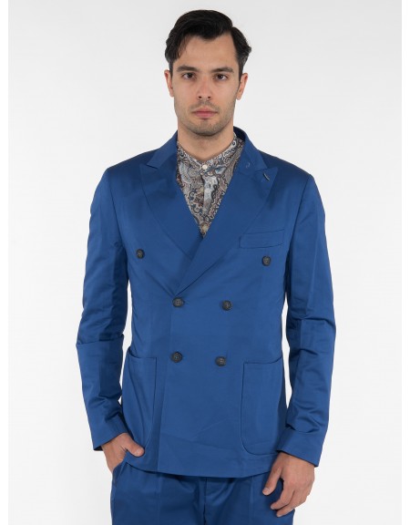 OVER-D Σακάκι blazer OE1S2S3G05 Μπλε ρουά OVER-D - 10