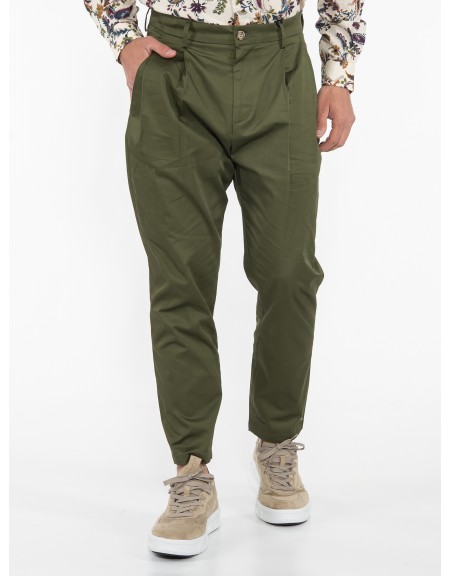 OVER-D Chino Παντελόνι OE1S2S3P31 Λαδί OVER-D - 1