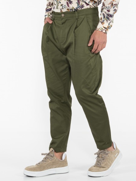 OVER-D Chino Παντελόνι OE1S2S3P31 Λαδί OVER-D - 4