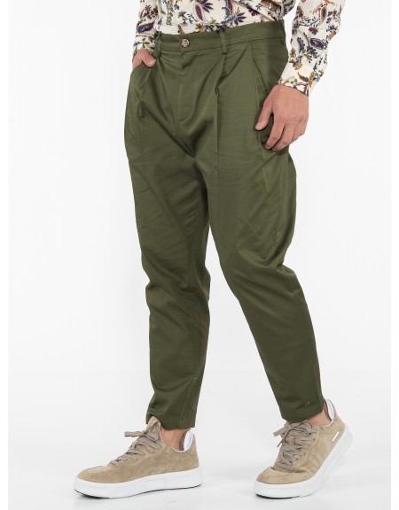 OVER-D Chino Παντελόνι OE1S2S3P31 Λαδί OVER-D - 4