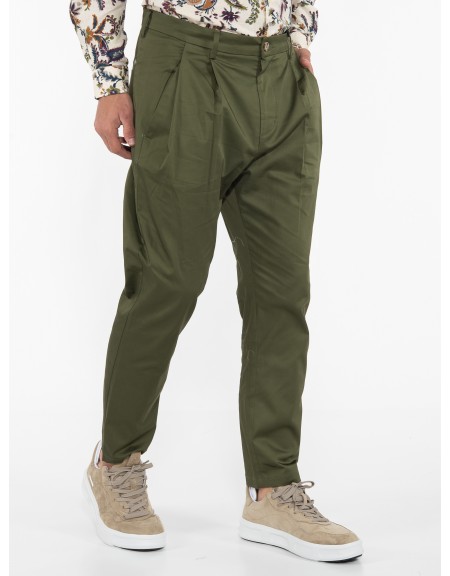 OVER-D Chino Παντελόνι OE1S2S3P31 Λαδί OVER-D - 3