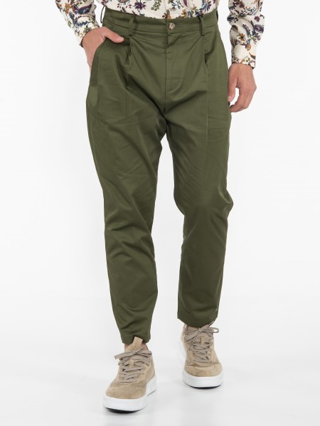 OVER-D Chino Παντελόνι OE1S2S3P31 Λαδί OVER-D - 10