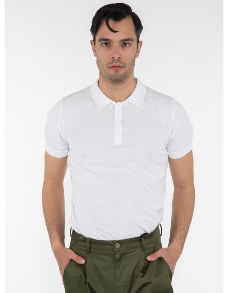 OVER-D T-shirt Polo νημάτινο OM546MG Λευκό OVER-D - 1