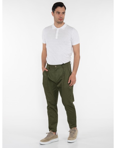 OVER-D T-shirt Polo νημάτινο OM546MG Λευκό OVER-D - 9