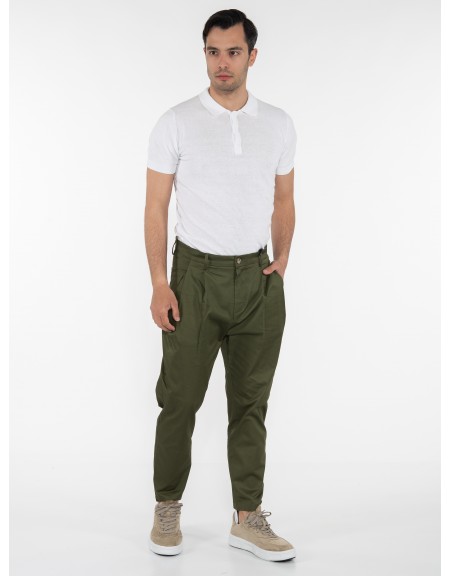 OVER-D T-shirt Polo νημάτινο OM546MG Λευκό OVER-D - 7