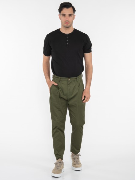 OVER-D T-shirt νημάτινο OM549MG Μαύρο OVER-D - 6