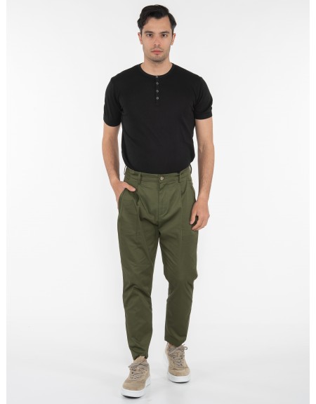 OVER-D T-shirt νημάτινο OM549MG Μαύρο OVER-D - 6