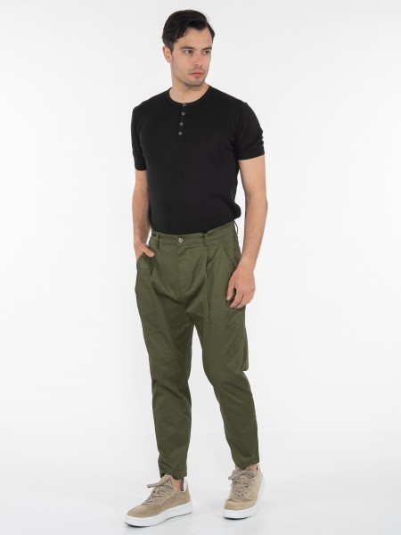 OVER-D T-shirt νημάτινο OM549MG Μαύρο OVER-D - 9